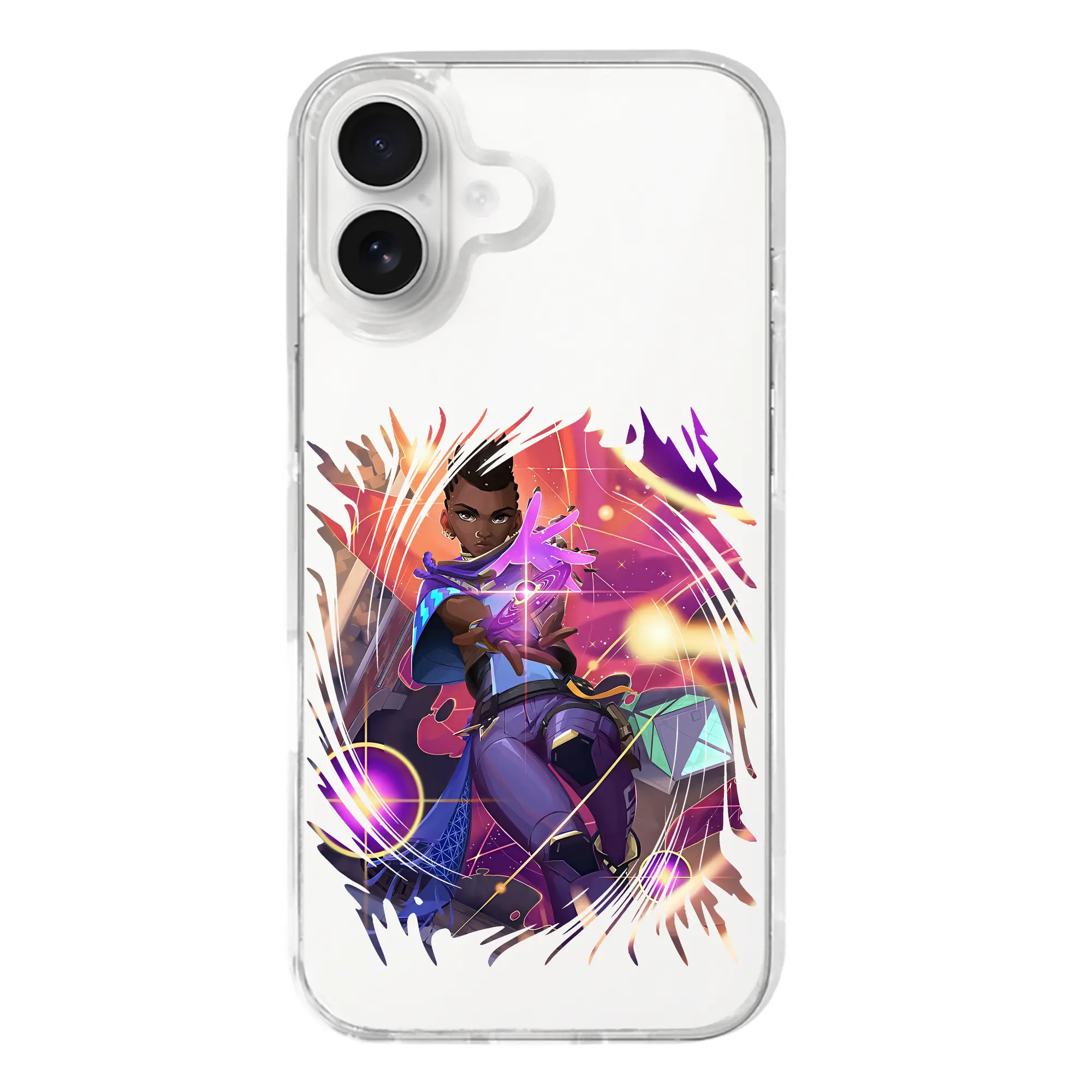 VALORANT グッズ,アストラ - iPhone 17シリーズ 透明スマホケース – 薄型・耐衝撃・精密フィット保護カバー